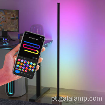 Luminária de piso RGB de luz inteligente